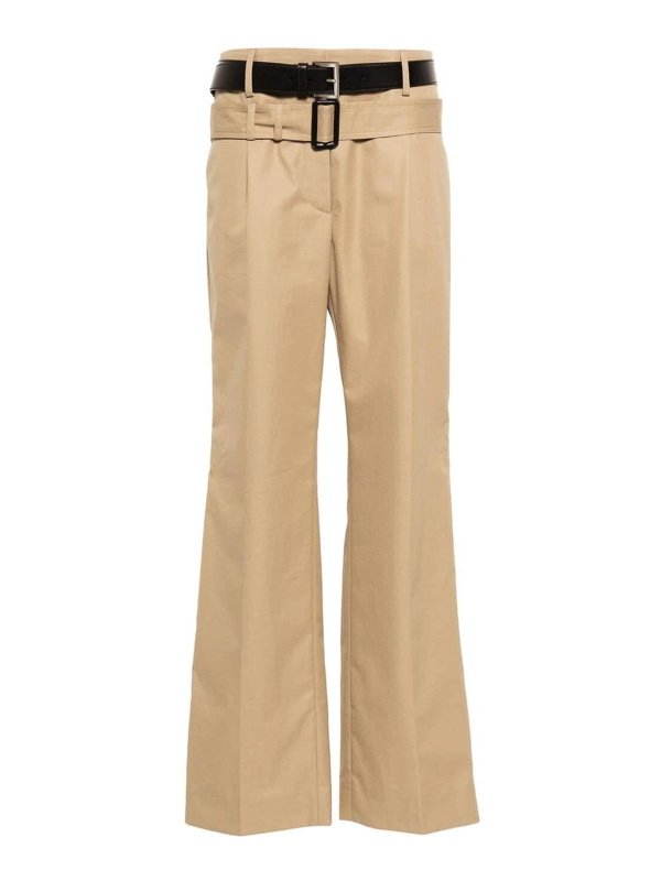 PRADA: casual trousers - Cotton Twill Pants