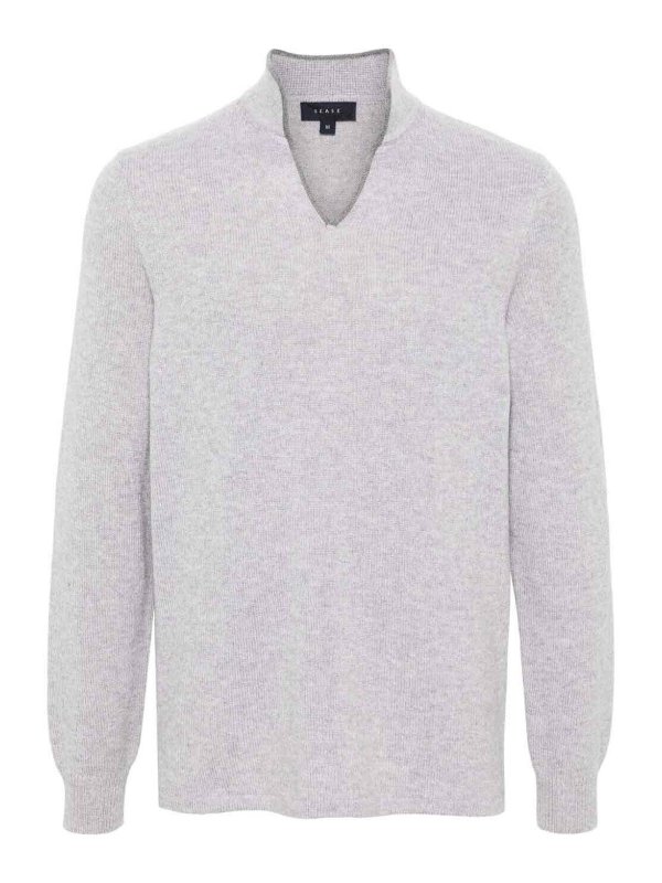 SEASE: クルーネック - クルーネック - ライトグレー