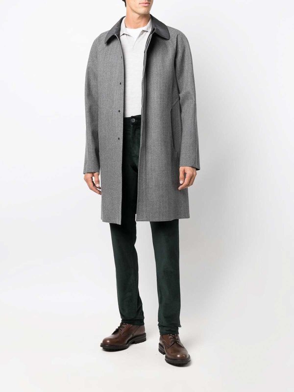 SEASE: Strickpullover mit V-Ausschnitt online - V-Pullover - Hellgrau