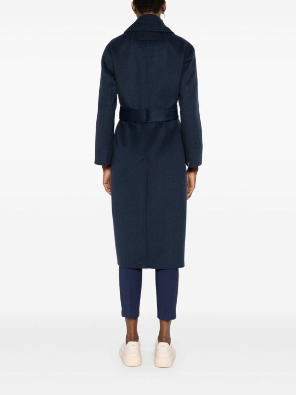 Manteau Au Genou - Bleu Foncé shop online: TWINSET