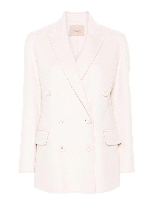 TWINSET: knee length coats - Coat