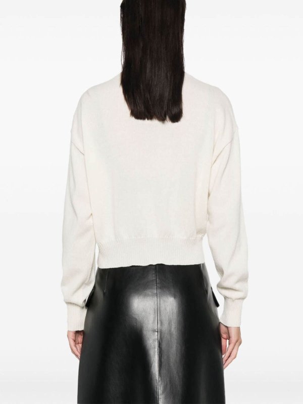 クルーネック - クリーム shop online: TWINSET