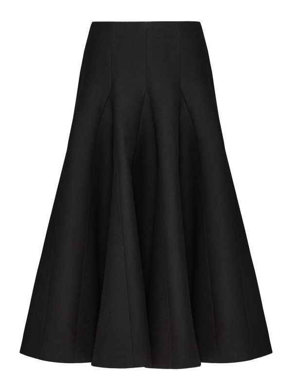 VALENTINO GARAVANI: Knee length skirts & Midi - `Crepe Couture` Skirt