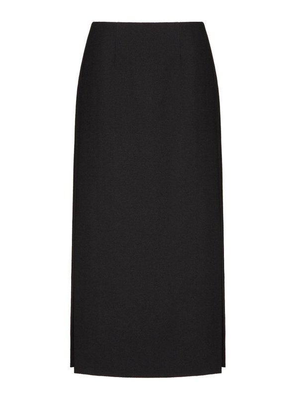 VALENTINO GARAVANI: Knee length skirts & Midi - `Grisaille` Skirt