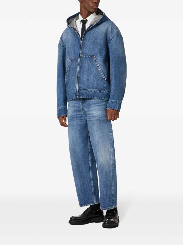 VALENTINO GARAVANI: Bootcut online - Bootcut Jeans - Dunkles Jeansblau