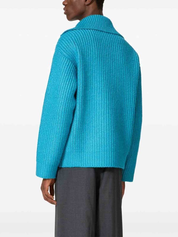 Rundhalspullover - Blau shop online: VALENTINO GARAVANI