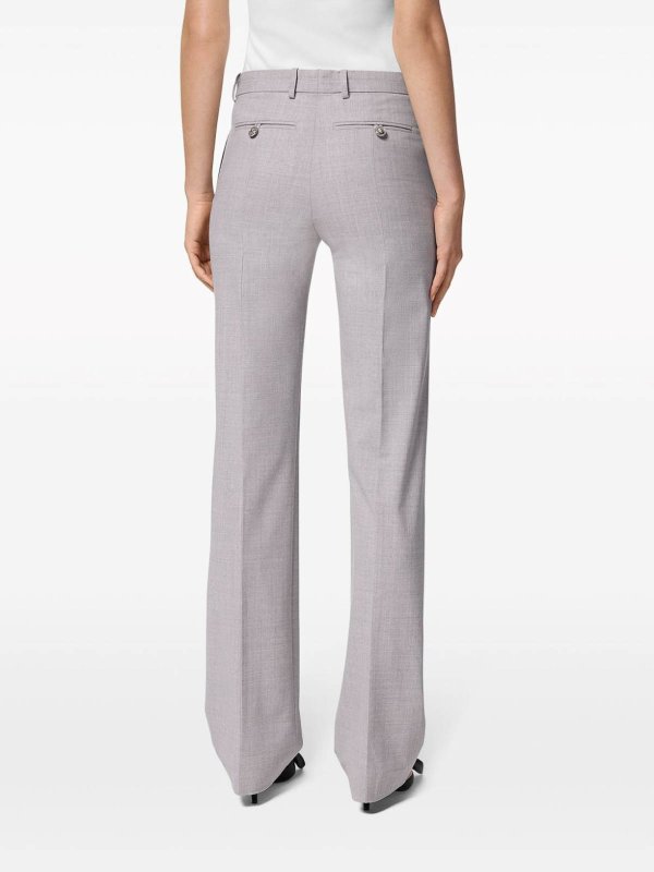 テーラードパンツ - グレー shop online: VERSACE