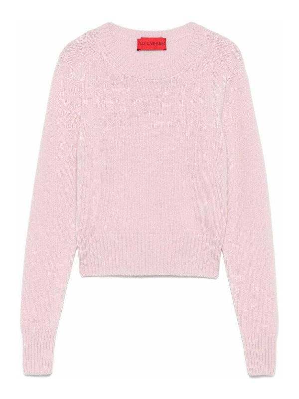 WILD CASHMERE: Strickpullover mit Rundhalsausschnitt - Rundhalspullover - Rosa
