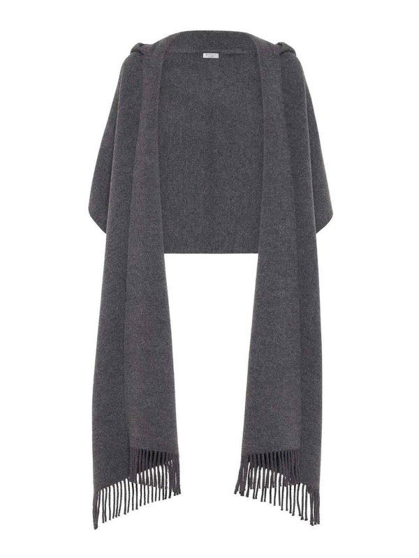 BRUNELLO CUCINELLI: Bufandas y pañuelos - Bufanda - Negro