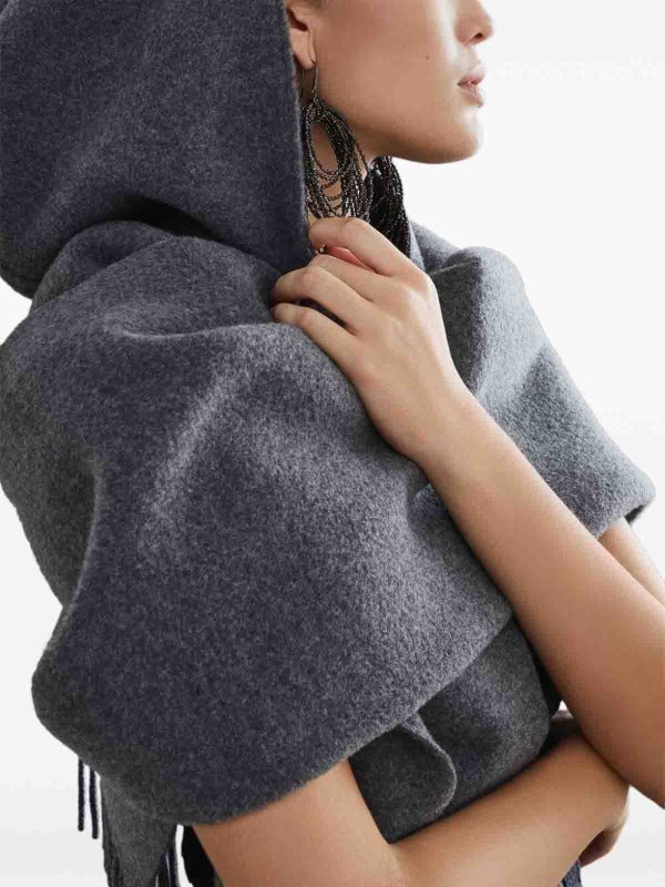 Bufanda - Negro shop online: BRUNELLO CUCINELLI