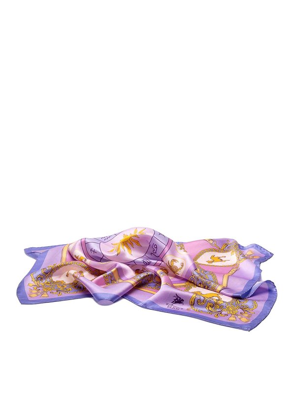 ELIOS: scarves - Silk Scarf With Zodiac Sign