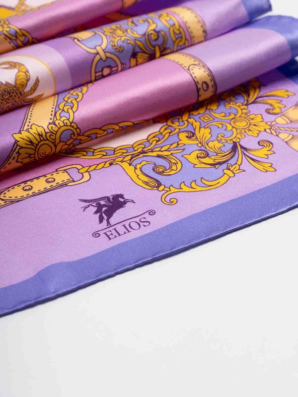 The Best Shops ELIOS: scarves - Silk Scarf With Zodiac Sign