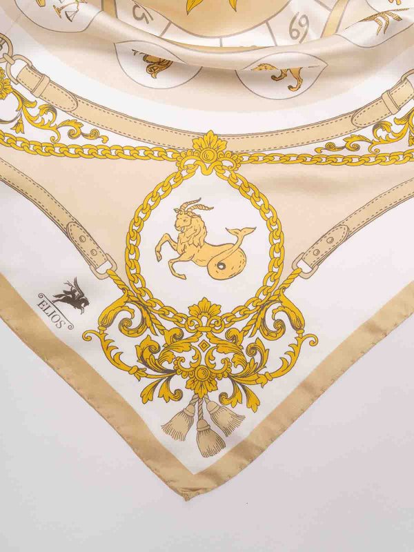 ELIOS: scarves online - Silk Scarf With Zodiac Sign