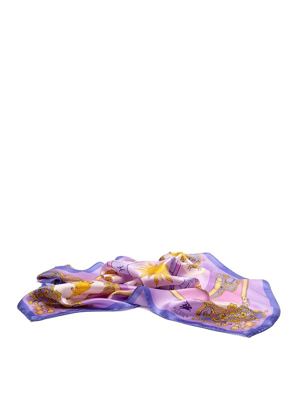 ELIOS: scarves - Silk Scarf With Zodiac Sign