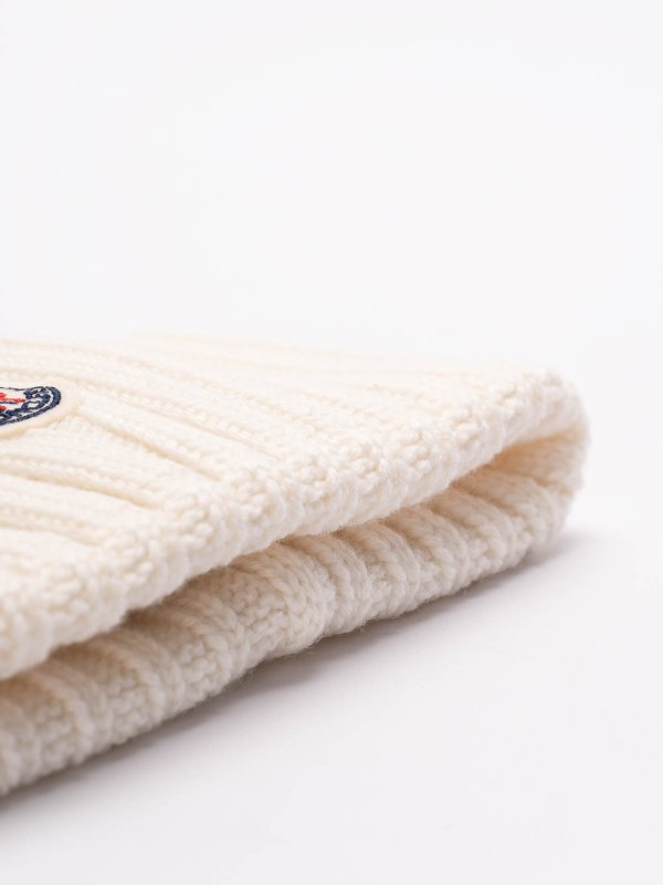 The Best Shops MONCLER: Mützen - Mütze - Weiß