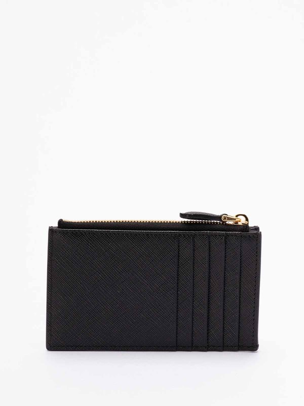 PRADA: wallets & purses online - Saffiano Leather Card Holder