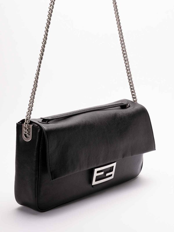 The Best Shops FENDI: cross body bags - `Baguette` Chain Flap Bag