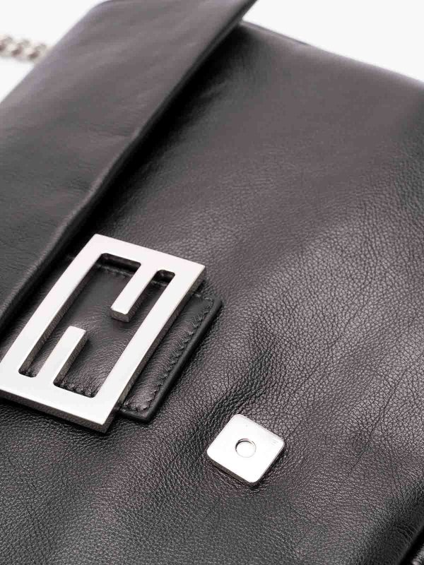 `Baguette` Chain Flap Bag shop online: FENDI