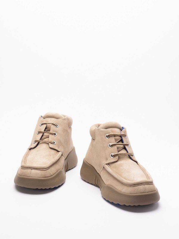 BURBERRY: boots online - Suede `Log` Boots