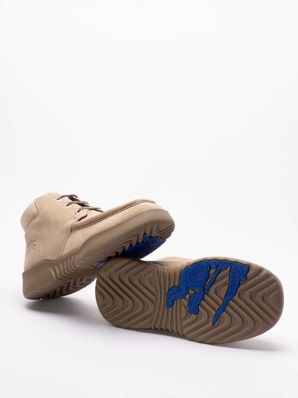 Suede `Log` Boots shop online: BURBERRY