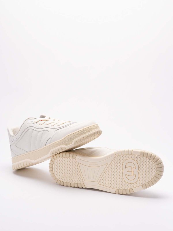 Leather `Re-Web` Sneakers shop online: GUCCI