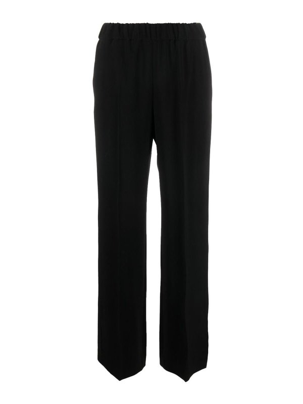 ALBERTO BIANI: casual trousers - Elasticated Waist Straigh-Leg Trousers