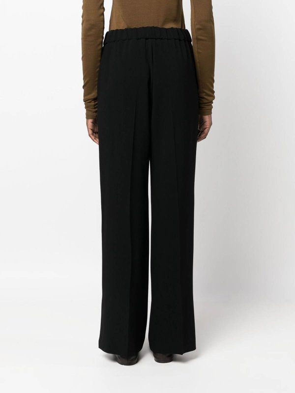 ALBERTO BIANI: casual trousers online - Elasticated Waist Straigh-Leg Trousers