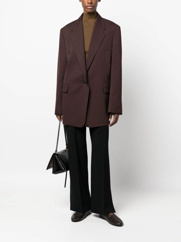 The Best Shops ALBERTO BIANI: casual trousers - Elasticated Waist Straigh-Leg Trousers