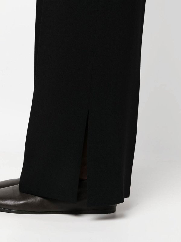 Elasticated Waist Straigh-Leg Trousers shop online: ALBERTO BIANI