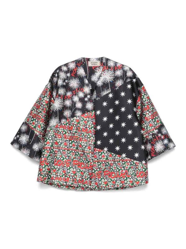 ALESSANDRO ENRIQUEZ: tuniche - Kimono stampato