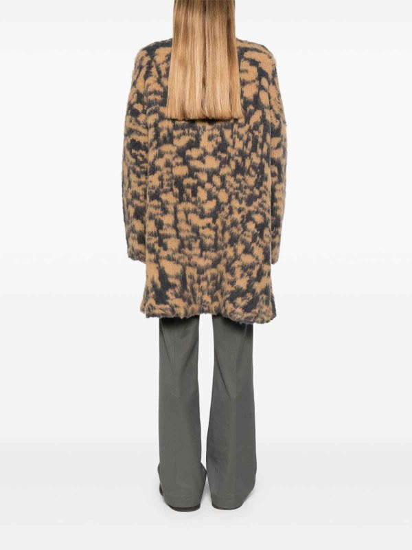 ALYSI buy online Cardigan Animalier in Lana