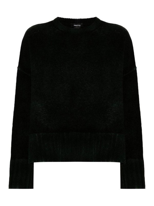 AVANT-TOI: crew necks - Wool Adn Cashmere Blend Crewneck Sweater