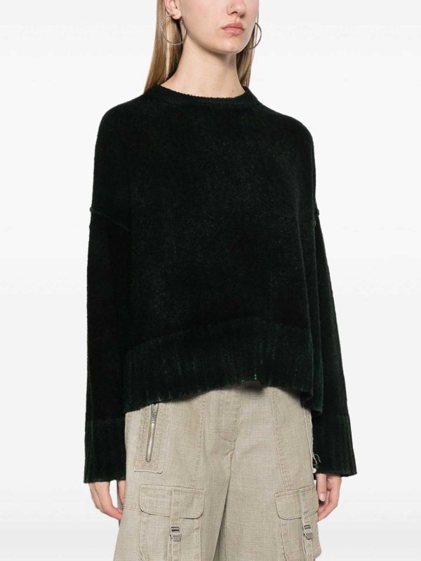The Best Shops AVANT-TOI: crew necks - Wool Adn Cashmere Blend Crewneck Sweater