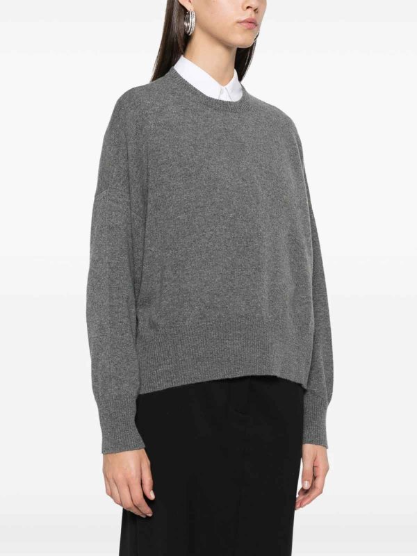 BE YOU: maglia collo rotondo online - Maglione oversize in cashmere