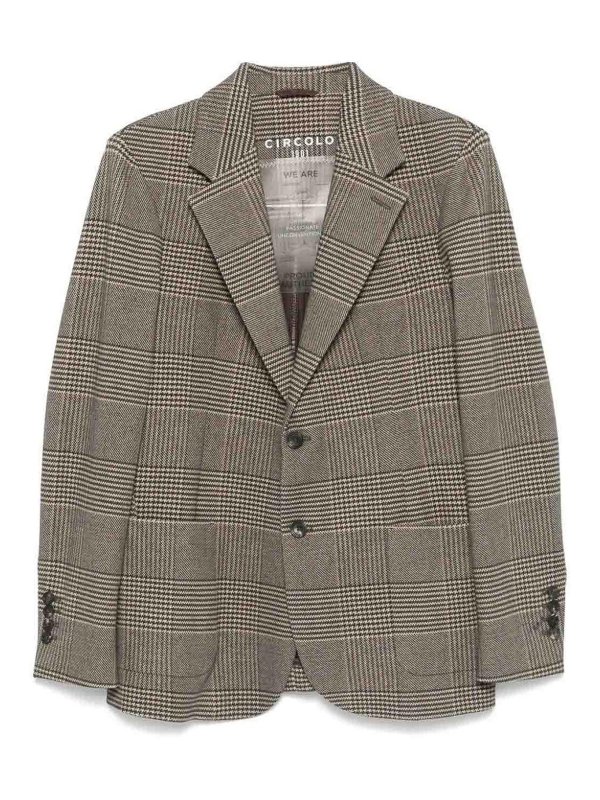 CIRCOLO 1901: casual jackets - Cotton Single-Breasted Jacket