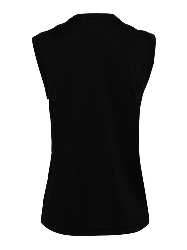 COMME DES GARCONS: Tops y camisetas sin mangas online - Top - Negro