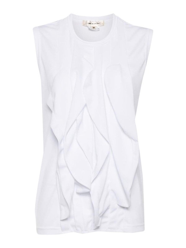 COMME DES GARCONS: トップス＆タンクトップ - トップ/タンクトップ - 白