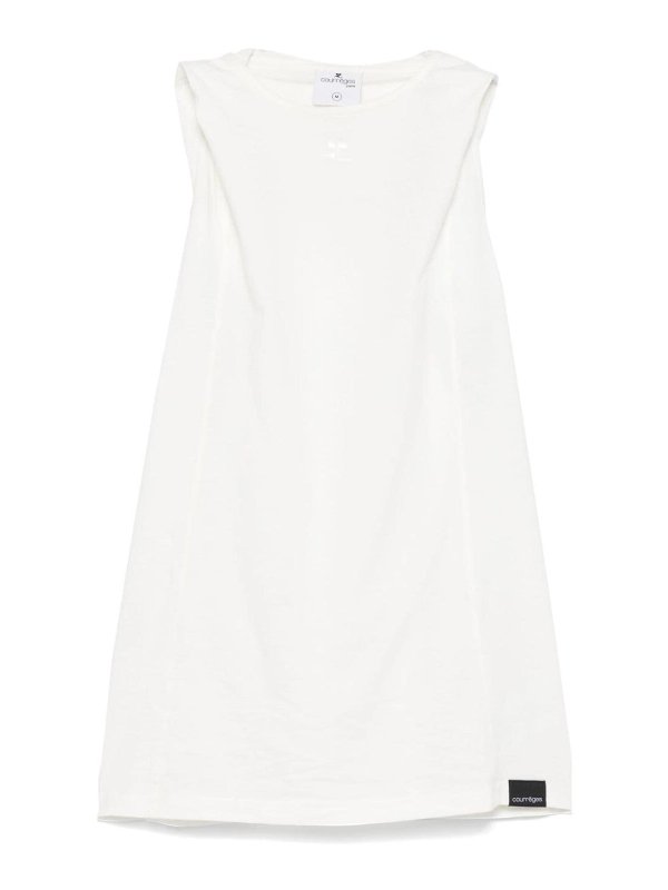 Courreges: Tops & Débardeurs - Top - Blanc