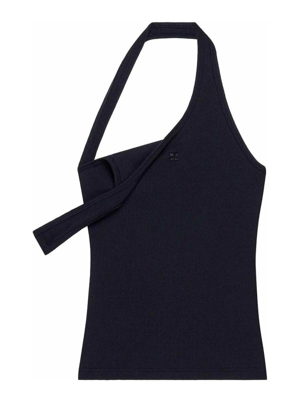 Courreges: Tops & Débardeurs - Top - Noir