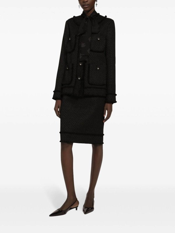 Allover Logo Silk Shirt shop online: DOLCE & GABBANA