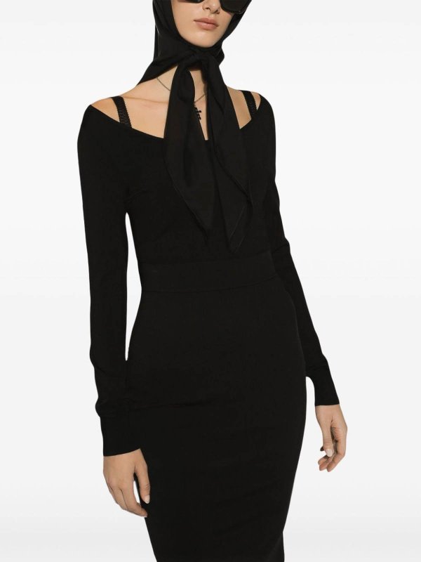 Ribbed Cropped Top shop online: DOLCE & GABBANA