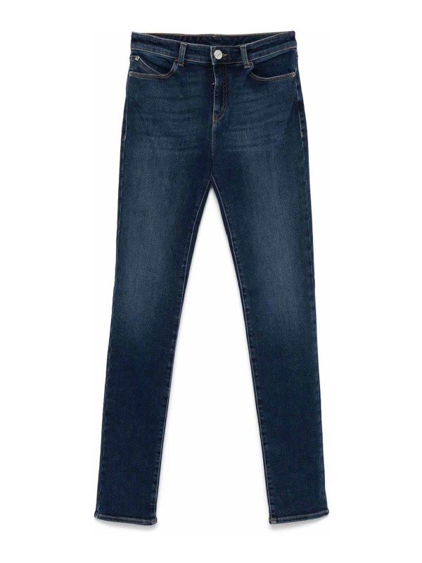 EMPORIO ARMANI: Jeans évasés - Jean Bootcut - Bleu