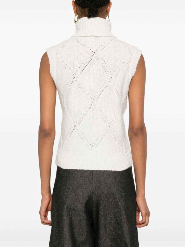 The Best Shops FABIANA FILIPPI: maglieria gilet - Gilet in misto lana e seta