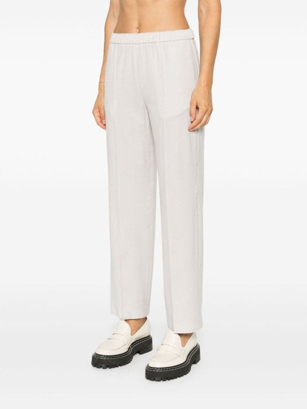 Fabiana Filippi Wool Trousers - Grey - Women