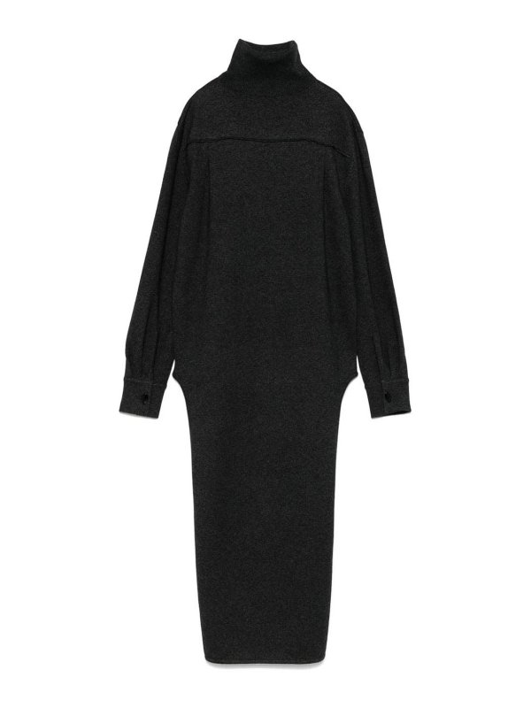 GIVENCHY: Cuellos altos y polos online - Suéter Con Cuello Alto - Gris