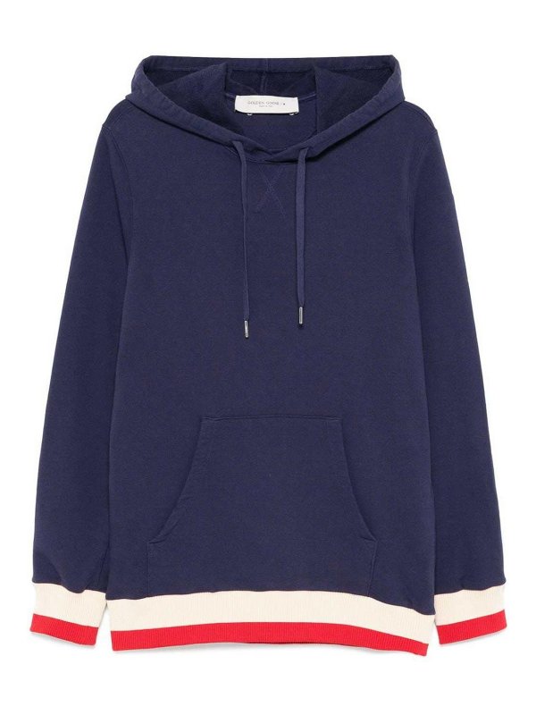 GOLDEN GOOSE: スウェット＆セーター - スウェットシャツ/セーター - ブルー