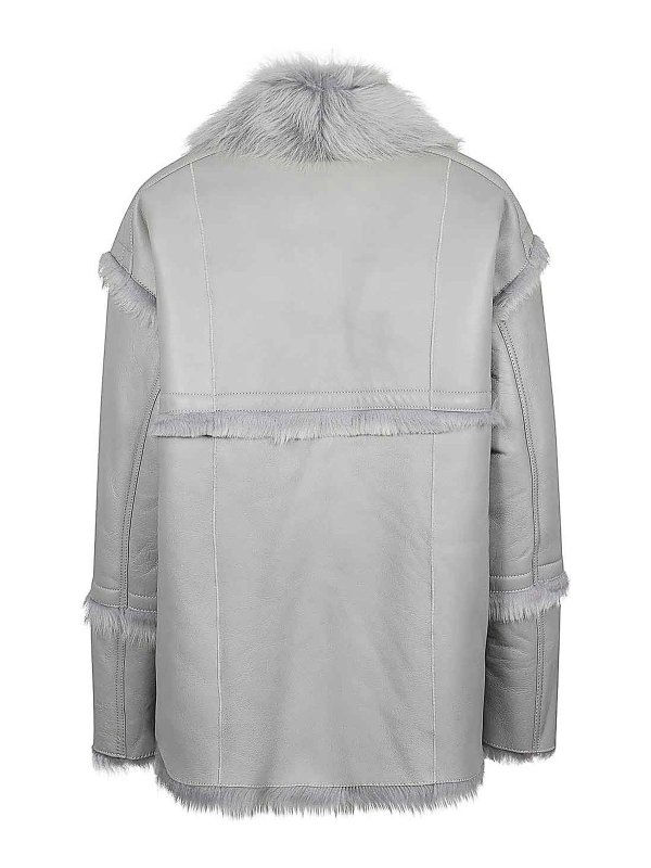 Iro: short coats online - Vernon Leather Coat