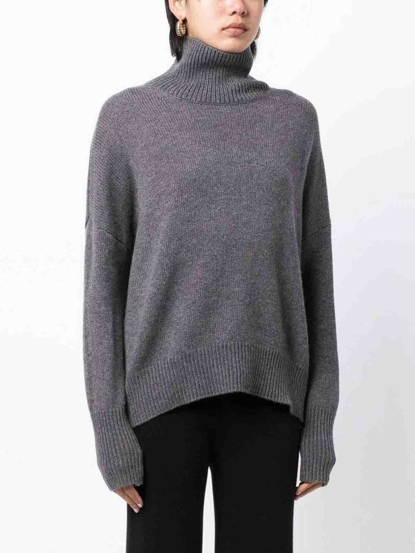 The Best Shops LISA YANG: crew necks - Heidi Cashmere Turtle-Neck Jumper