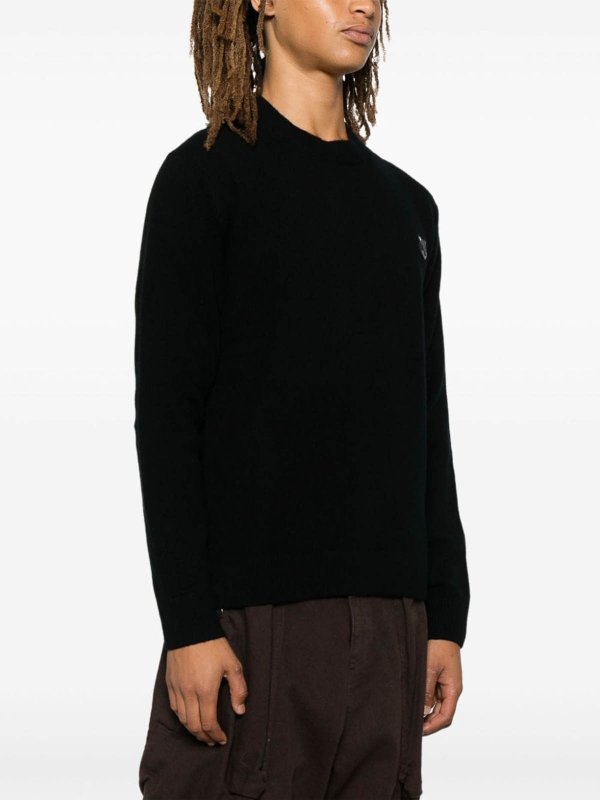 MAISON KITSUNÉ: crew necks online - Chillax Fox Wool Jumper