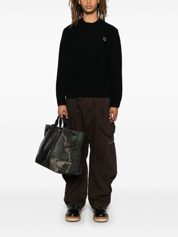 Chillax Fox Wool Jumper shop online: MAISON KITSUNÉ
